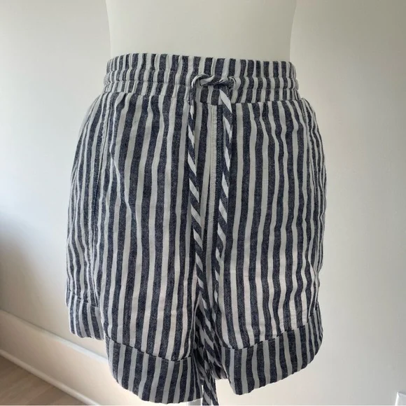 2pc Linen Set Relaxed Fit Button Down + Shorts L/XL - Picture 5 of 11